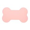 Pink Dog Bowl Mat for Food and Water Protection Silicone Dog Mat for Floors