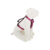 Pink Dog Harness with Extra Wide Chest Plate for a Comfortable Fit