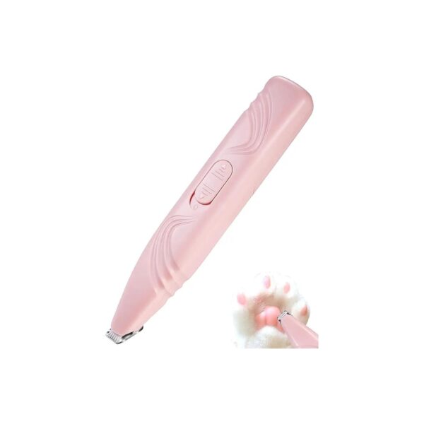 Pink Dog Paw Trimmer for Grooming Small Pet Hair Clippers