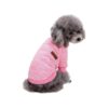 Pink Dog Sweater Small Size, Soft Thickening Winter Warm Shirt for Dogs 99-Inch Neck