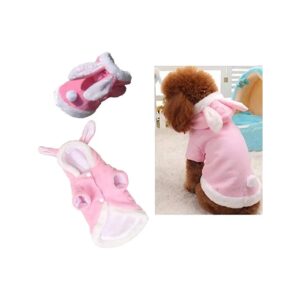 Pink Easter Bunny Costume for Small Dogs and Cats - Large Size