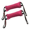 Pink French Linen Dog Tugs with 2 Handles for Tugging Fun