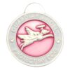 Pink Guardian Angels Dog Collar Charm for Engraving and ID