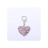 Pink Heart Rhinestones Dog Cat Jewelry Collar Pendant Charm Accessory