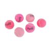 Pink Mini Squeaky Tennis Balls Set of 6 for Small Dogs