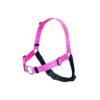 Pink Nylon Dog Training Harness for Medium-Large Wide Size with Front-Leash Attachment