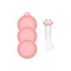 Pink Pet Food Can Lids and Universal Spoons Set for Cats and Dogs