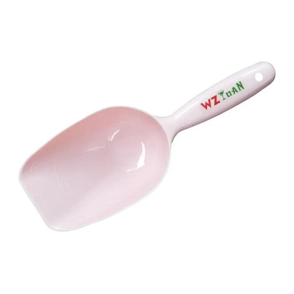 Pink Plastic Pet Food Scoop with Gradations for 1 & 1/2 Cup Pet Food Portioning