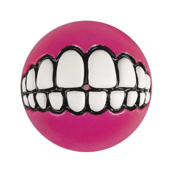 Pink Small Dog Interactive Ball for Treat Dispensing and Fun