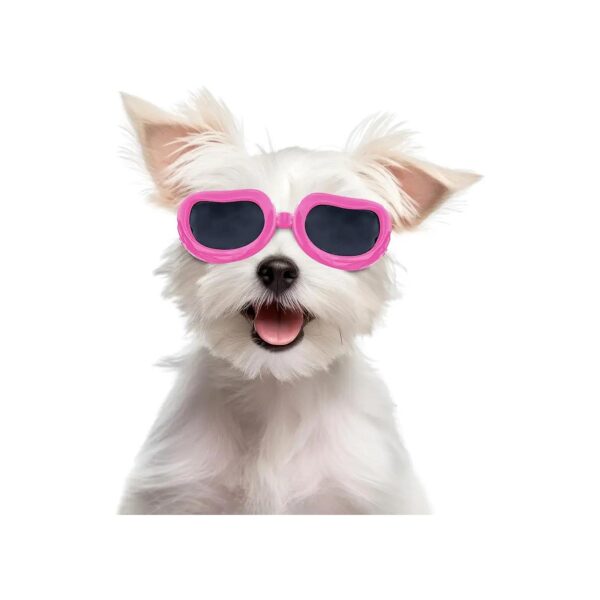 Pink UV400 Protection Dog Sunglasses for Small Breed Dogs