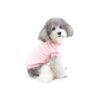 Pink Velvet Puppy Sweater Coat XL for Small Breed Dogs Winter Fleece Jumper