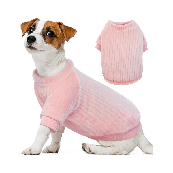 Pink XL Dog Sweater for Large Breeds like Bulldog Shiba Inu French Bulldog