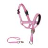 Pink XS Soft Padded Dog Head Harness with Reflective Strap for Training Guide