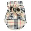 Plaid Pet Dog Clothes Shirt Size Large for Christmas