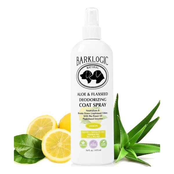 Plant-Based Odor Control Conditioner Spray for Dogs and Puppies with Lemon Peel Essence