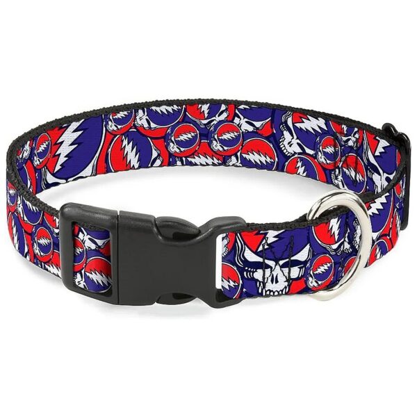 Plastic Buckle Dog Collar for Medium to Large Breeds Multicolor