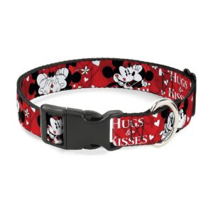 Plastic Clip Collar with Adjustable Closure and Large Size for Medium to Large Breed Dogs