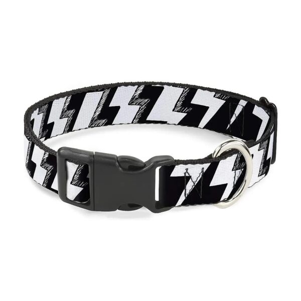 Plastic Clip Collar with Lightning Bolts