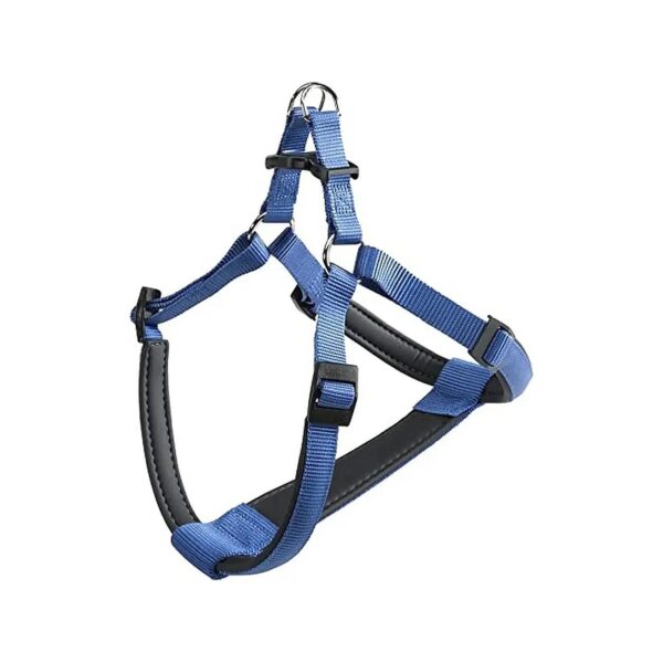 Plastic Dog Harness in Blue for Small Dogs with Adjustable Size