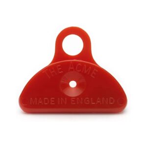 Plastic Dog Training Whistle Excellent Sound Quality Made in UK Orange