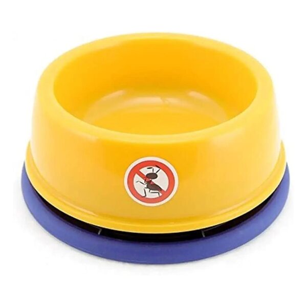 Plastic Pet Bowls with Non-Skid Rubber Feet and Hand Washable Design for Small Pets