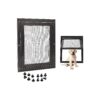 Plastic Pet Screen Door Small for Cats and Small Breed Dogs