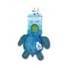 Playful Plush Turtle Toy Made from 100% Recycled Water Bottles for Pets to Enjoy