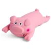 Playful Pooch Companion - Latex Lounging Pig Soft Chew Toy