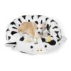 Plush Cat Mat 24 Inch Round Pet Bed for Small Breeds, Small Dog Bed, Soft and Fuzzy