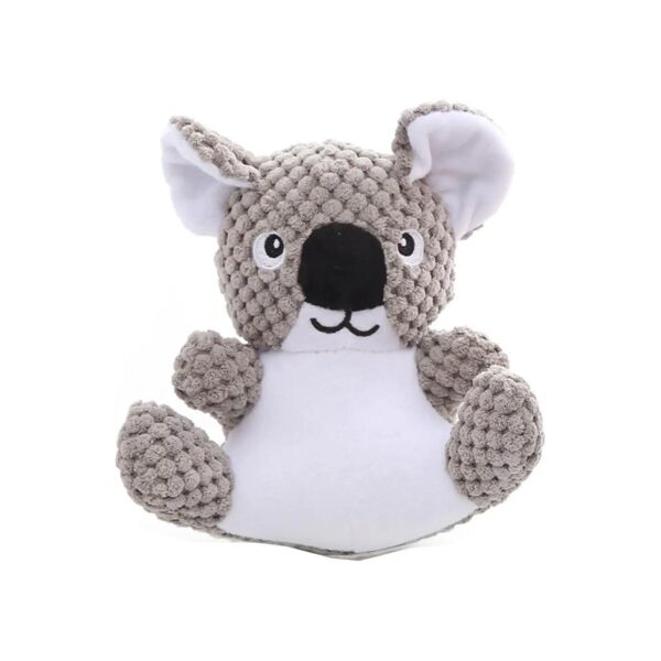 Plush Crinkle Squeaker Dog Toy for Small and Medium Puppies Koala