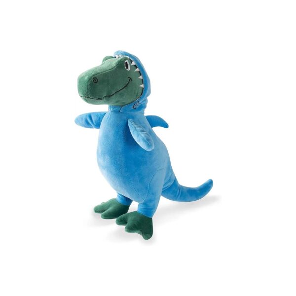 Plush Dinosaur Pet Toy with Loud Squeaker for All Breeds and Sizes