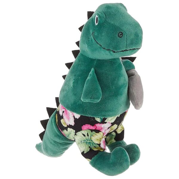 Plush Dinosaur Toy with Extra Loud Squeaker and Crinkle Paper for All Dogs