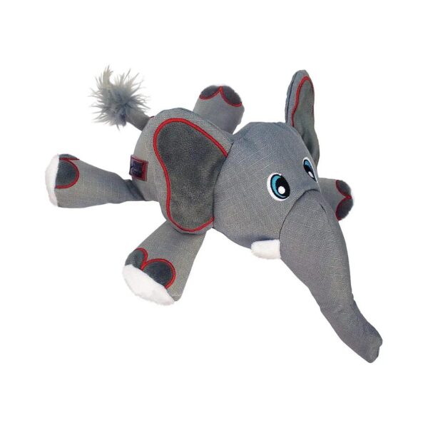 Plush Elephant Dog Toy with Squeakers and Robust Liner for Large Breeds