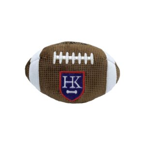 Plush Football Toy with Crinkle and Squeaker for Cats and Small Dogs