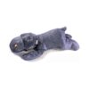 Plush Hippo Toy with Unique Ultra-Plush Outer Fabric and Thick Durable Mesh Liner