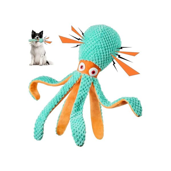 Plush Octopus Dog Toys for Small Medium Large Dogs Teething Chew Play