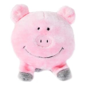 Plush Pig Squeaky Toy for Dogs with Squeaker Technology and Soft Fabric