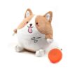 Plush Puppy Toy with Heartbeat Simulator for Newborn Puppies Sleep Aid and Anxiety Relief