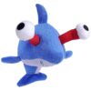 Plush Shark Dog Toy with Squeaker and Soft Fabric for Small Medium Large Pets