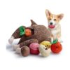 Plush Soft Fabric Squeaky Toys for Medium Dogs