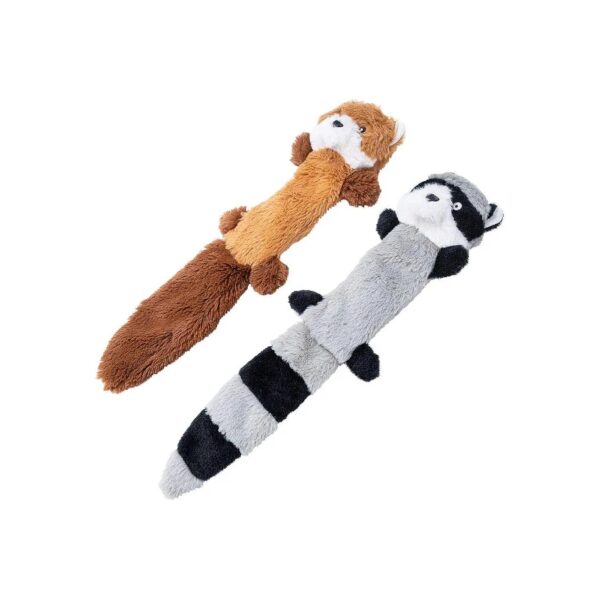 Plush Squeaky Dog Toys for Medium and Large Dogs with Crinkle Paper Sounds