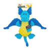 Plush Tuff No Stuffing Flying Dragon Dog Toy Soft Fabric Durable Dog Toy