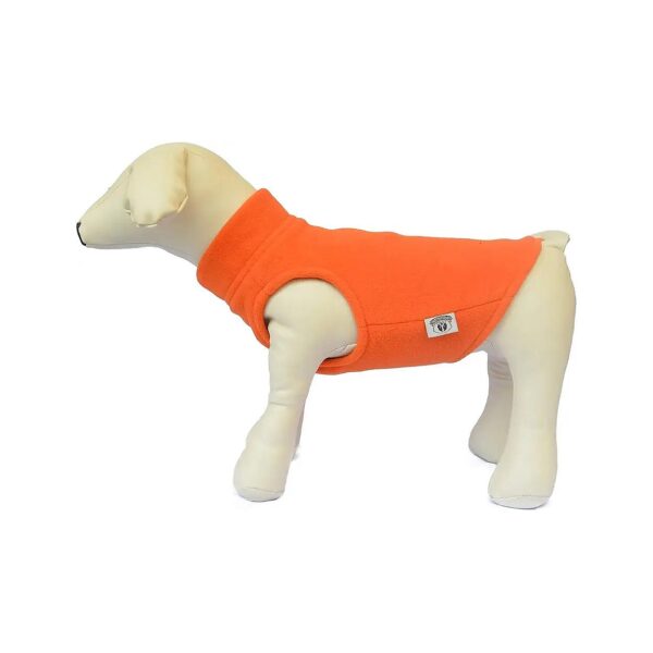 Polar Fleece Dog Winter Vest with Leash Hole and Sneaker Neck for Small Medium Large Dogs