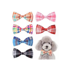 Polyester Dog Bow Ties with Elastic Rope for Dogs Cats Puppies Party Wedding Birthday