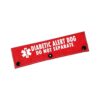 Polyester Dog Leash Sleeve with Diabetic Alert Warning and Do Not Separate Tag