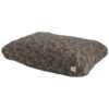 Polyester Fiber Filled Cushion and Durable Canvas Dog Bed with Water-Repellent Shell