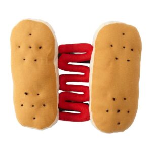 Polyester Hot Diggity Dog Ketchup Themed Costume for Small to Medium Dogs