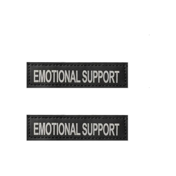 Polyester Material Emotional Support Patches for Dog Harnesses and Vests