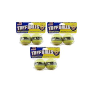 Polyester Tennis Balls for All Skill Levels 6 Piece Assortment Package