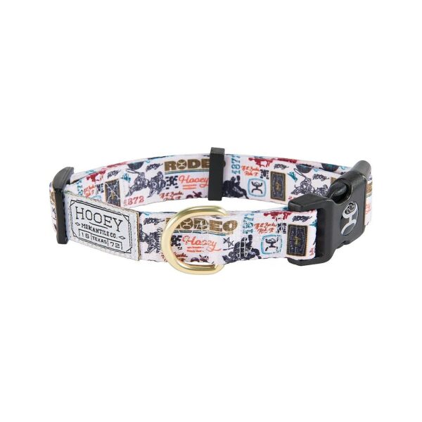 Polyester Webbing Dog Collar with Graphic-Inspired Print for Small Dogs